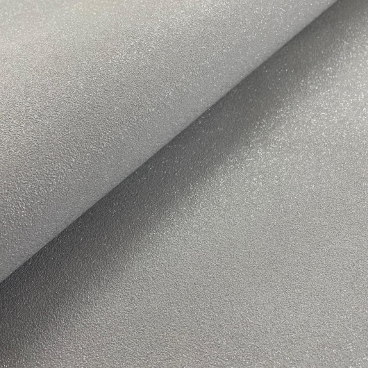 Papier peint vinyle expansé sur intissé uni gris pailleté UNI GLITTER - Essentiel par Erismann - 02403-20