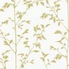 Papier peint Intissé floral doré SHINE VEGETAL BLANC/OR - Shine par Caselio - 68570024