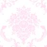 Papier peint Vinyle sur intissé floral rose ASHLEY ORNEMENT FLORAL ROSE - Ashley par Caselio - 69344003