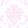 Papier peint Vinyle sur intissé floral rose ASHLEY ORNEMENT FLORAL ROSE - Ashley par Caselio - 69344003