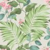 Papier peint standard végétal vert et rose FEUILLES EXOTIQUES -par Ugepa - A86404