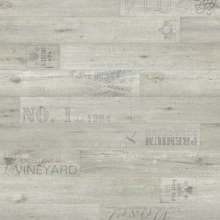 Sol Vinyle - 3m - parquet gris blanchi CHARDONNAY 406L Optima Trento par BEAUFLOR