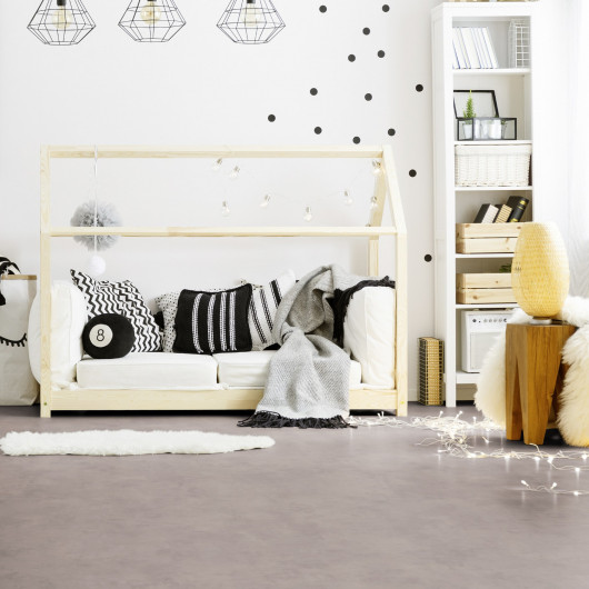 Sol Vinyle/PVC - 4m - béton beige gris MADRAS STORM - Booster par Gerflor