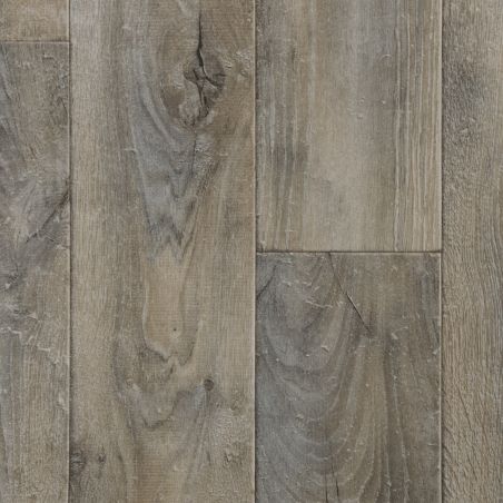 Sol Vinyle/PVC - 4m - parquet marron griséFACTORY PECAN - Primetex par Gerflor