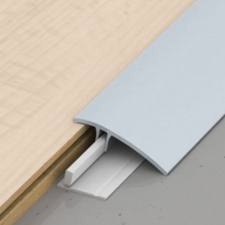 Seuil de porte invisible multi-niveaux - 270cm x 41mm x 5,5mm - Alu naturel DINAFIX par Dinac Seuil de porte invisible multi-niveaux - 270cm x 41mm x 5,5mm - Alu naturel DINAFIX par Dinac