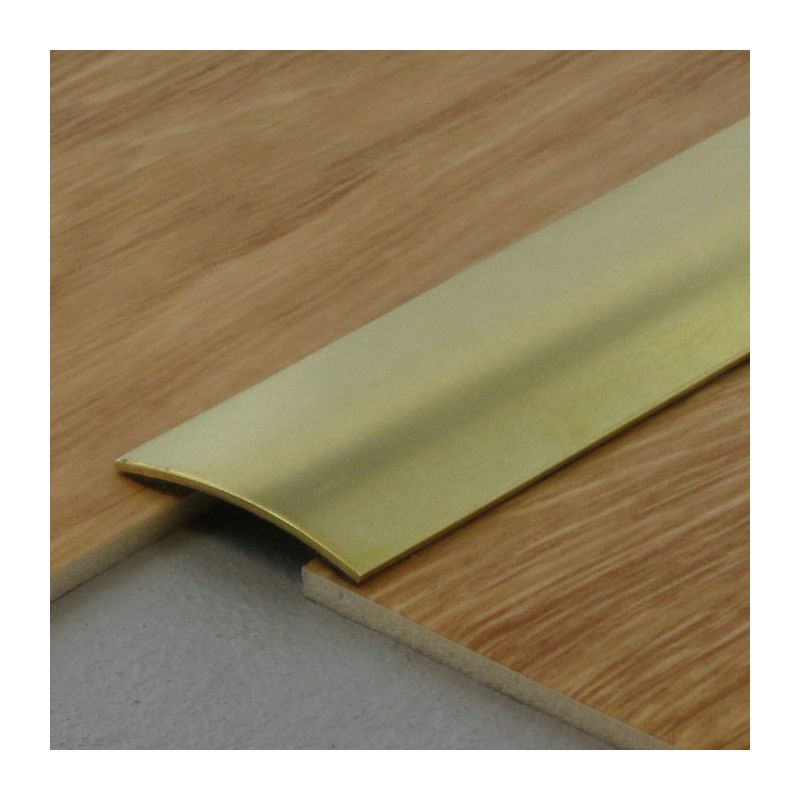 Seuil de porte adhésif butyle- 270cm x 30mm - Laiton par Dinac