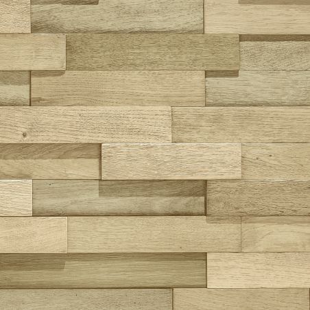 Papier peint vinyle sur intissé bois naturel et clair PAREMENT - Asperia par Grandeco - 183205