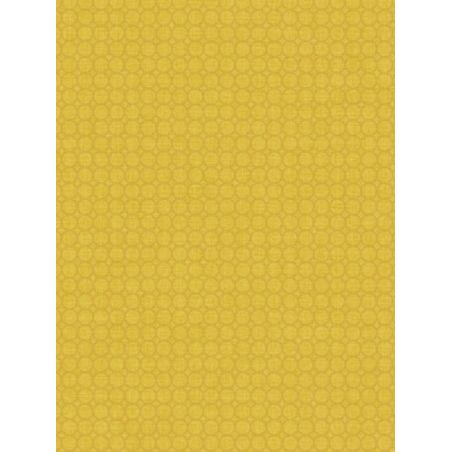 Papier peint vinyle sur intissé géométrique jaune currySEMI ALL OVER - Swing par Caselio - 68872875