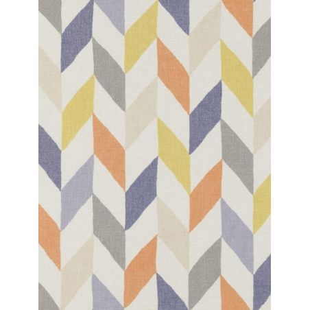Papier peint vinyle sur intissé géométrique jaune et orange OSLO MULTICO - Swing par Caselio - 68883422