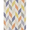 Papier peint vinyle sur intissé géométrique jaune et orange OSLO MULTICO - Swing par Caselio - 68883422