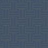 Papier peint intissé géométrique bleu indigoet doré LONGEVITY - Mystery par Caselio - 101646328