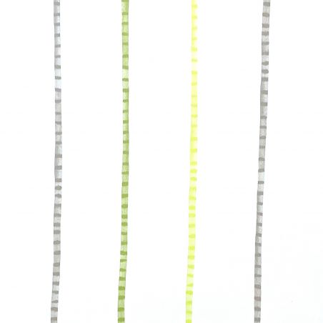 Papier peint intissé rayures vert et beige RAYURES - Alice et Paul par Casadeco - 17607431