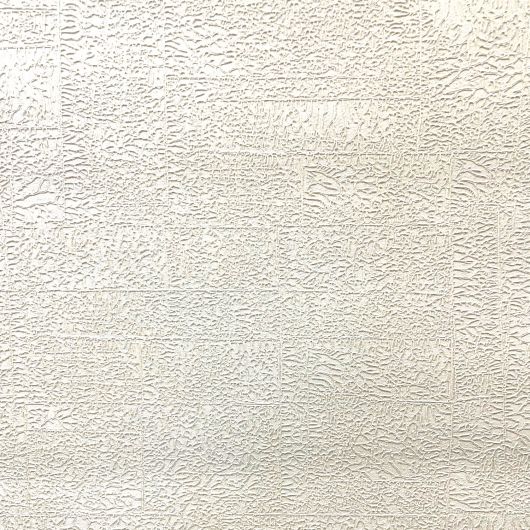 Papier peint vinyle sur intissé uni blancCARRE LICHEN - Encyclopedia par Casadeco - 82530123