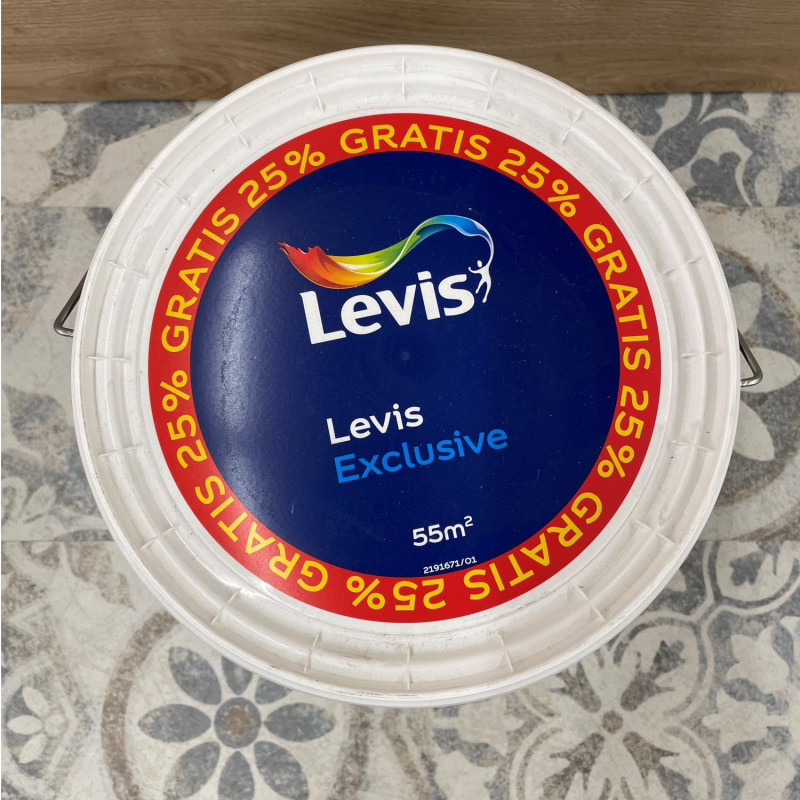 Peinture mur et plafond 4+1L gratuit blanc mat - Exclusive par Levis