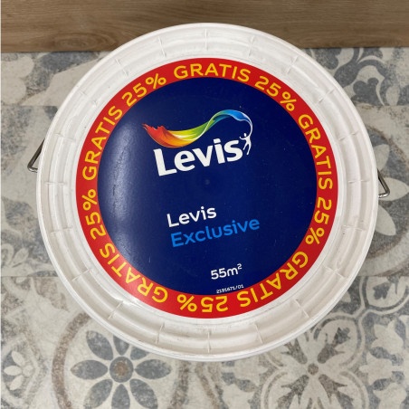 Peinture mur et plafond 4+1L gratuit blanc mat - Exclusive par Levis