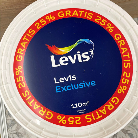 Peinture mur et plafond 8+2L gratuit blanc mat - Exclusive par Levis