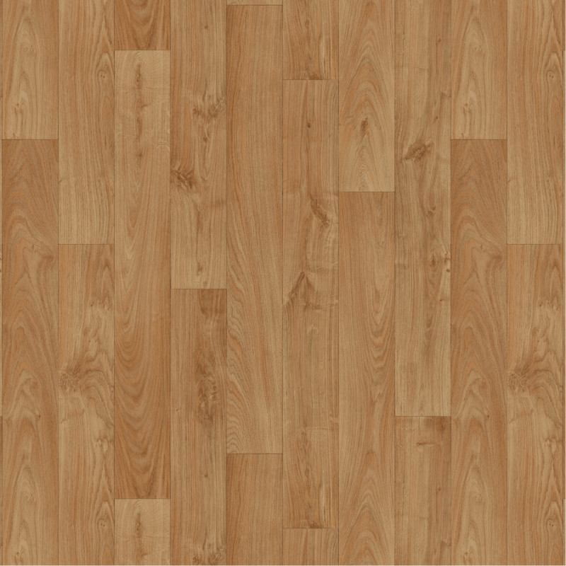 Sol Vinyle/PVC - 4m - parquet chêne doré SHERWOOD CLAIR  - Iconik Confort  par Tarkett