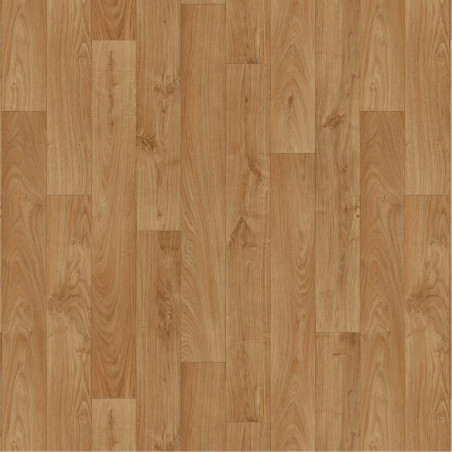 Sol Vinyle/PVC - 4m - parquet chêne doré SHERWOOD CLAIR  - Iconik Confort  par Tarkett