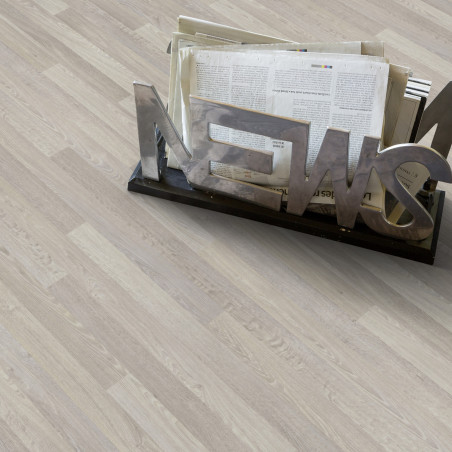 Sol Vinyle/PVC - 4m - parquet chêne blanchi et beige LODGE MILK Primetex par Gerflor Sol Vinyle/PVC - 4m - parquet chêne blanchi et beige LODGE MILK Primetex par Gerflor