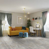 Sol Vinyle/PVC - 4m - carrelage gris et taupe NICE STONE  Primetex par Gerflor