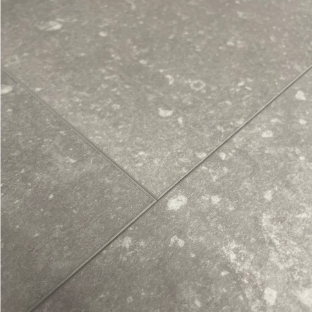Sol Vinyle/PVC - Dalle clipsable - Carrelage gris clair minéral MOON STONE - Viktor par Balterio