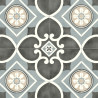 Sol Vinyle/PVC- 3m - carreaux de ciment bleu et gris ACHILLES 578 - Atlas par IVC