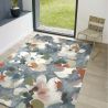 Tapis de salon - 160x230cm - Contemporain bleu et orange Argentum par Ragolle