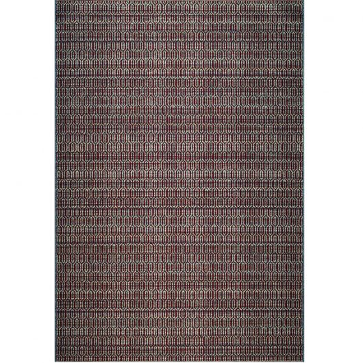 Tapis de salon - 160x230cm - Uni / Faux-uni rouge et beige Brighton par Ragolle
