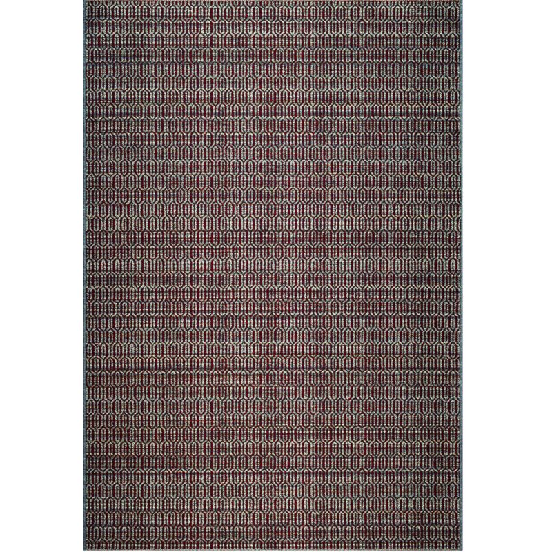 Tapis de salon - 160x230cm - Uni / Faux-uni rouge et beige Brighton par Ragolle