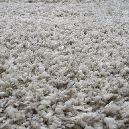Tapis de salon - 65x130cm - Uni / Faux-uni blanc et beige Twilight par Ragolle Tapis de salon - 65x130cm - Uni / Faux-uni blanc et beige Twilight par Ragolle