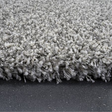 Tapis de salon - 65x130cm - Uni / Faux-uni blanc et gris Twilight par Ragolle Tapis de salon - 65x130cm - Uni / Faux-uni blanc et gris Twilight par Ragolle