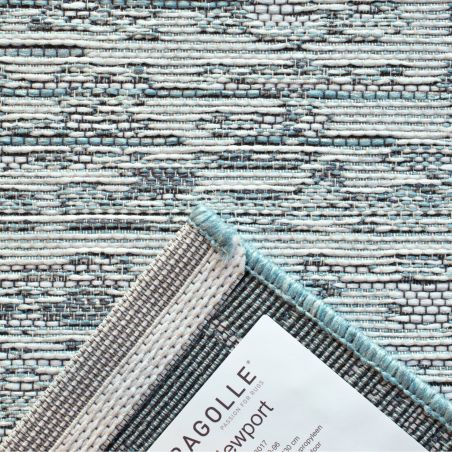 Tapis de salon - 160x230cm - Contemporain bleu et gris Newport par Ragolle