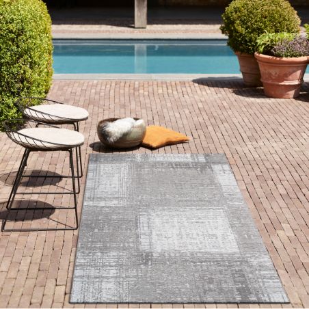 Tapis de salon - 200x290cm - Contemporain bleu et gris Newport par Ragolle