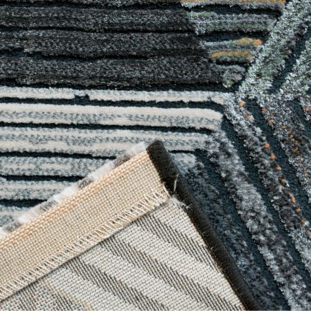 Tapis de salon - 133x195cm - Contemporain bleu et beige Canyon par Ragolle Tapis de salon - 133x195cm - Contemporain bleu et beige Canyon par Ragolle
