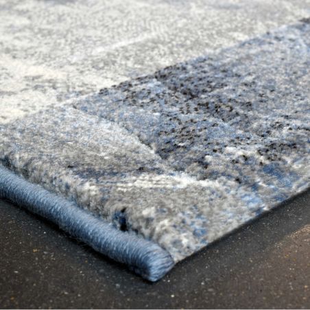 Tapis de salon - 133x195cm - Contemporain bleu, beige et gris Argentum par Ragolle