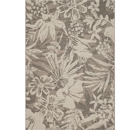 Tapis de salon - 200x290cm - Animal / Végétal taupe et gris Newport par Ragolle