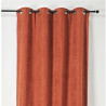 Prêt-à-Poser rideau - 140cmx260cm - uni brique ALASKA par Linder