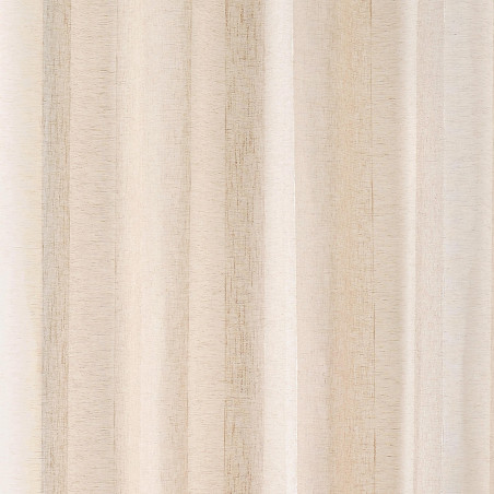 Prêt-à-Poser voilage - 140cmx280cm - rayures lin et blanc KANSAS par Linder