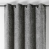 Prêt-à-Poser rideau - 135cmx250cm - uni gris chiné ASPEN par Linder