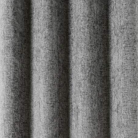 Prêt-à-Poser rideau - 135cmx250cm - uni gris chiné ASPEN par Linder