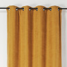Prêt-à-Poser rideau isolant - 140cmx260cm - uni moutarde ALASKA par Linder