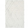 Tapis de salon - 160x230cm - Uni / Faux-uni blanc et gris Massai par Ragolle