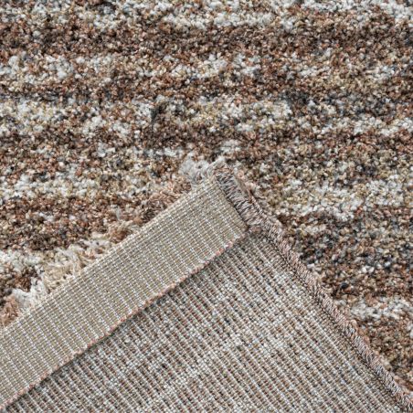Tapis de salon - 133x195cm - Contemporain marron, camel et beige Mehari par Ragolle Tapis de salon - 133x195cm - Contemporain marron, camel et beige Mehari par Ragolle