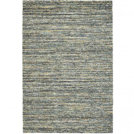 Tapis de salon - 133x195cm - Contemporain bleu, kaki et jaune Mehari par Ragolle Tapis de salon - 133x195cm - Contemporain bleu, kaki et jaune Mehari par Ragolle