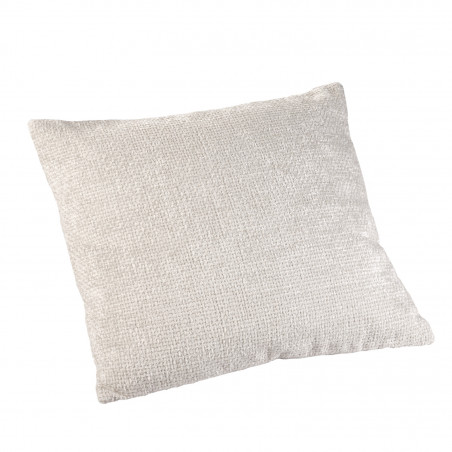 Coussin uni velours écru - 45x45 cm - ASPEN par Linder