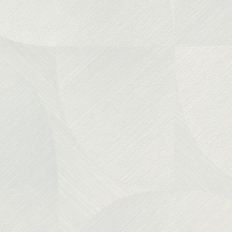 Papier peint intissé graphique blanc et gris pailleté POP - Martinique par Erismann - 10392-31