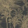 Papier peint intissé végétal doré OASIS -par Ugepa - M37309