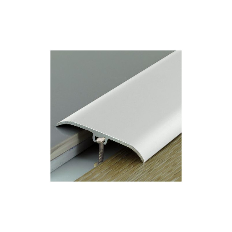 Seuil de porte invisible multi-niveaux - 93cm x 41mm - Alu naturel HARMONY par Dinac