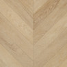 Sol Vinyle/PVC - 4m - parquet chevron naturel AZAY CREAM - Primetex  par Gerflor