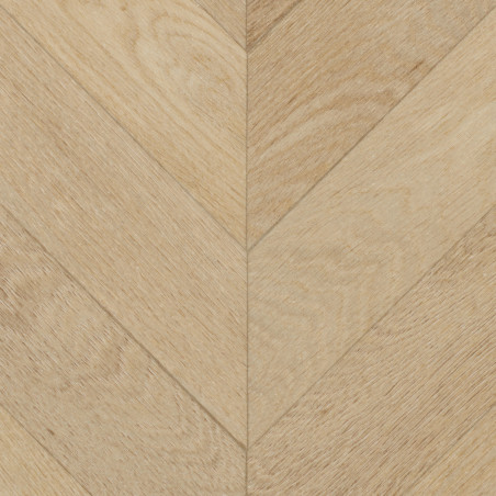 Sol Vinyle/PVC - 4m - parquet chevron naturel AZAY CREAM - Primetex  par Gerflor